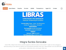 Tablet Screenshot of integrasurdos.org.br